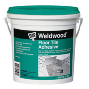 DAP 00137 WELDWOOD CLEAR SET FLOOR TILE ADHESIVE