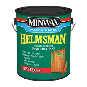 MINWAX HELMSMAN 710500000 CLEAR GLOSS WATER BASED SPAR URETHANE 275 VOC