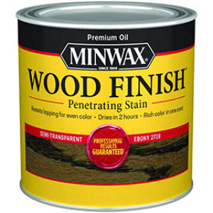 MINWAX 227184444 2718 EBONY WOOD FINISH PENETRATING STAIN