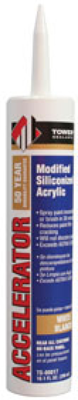 TOWER TS-00017 WHITE THE ACCELERATOR SILICONIZED ACRYLIC LATEX CAULK
