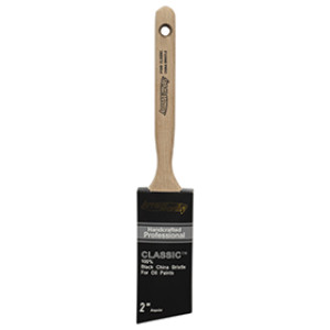 ARROWORTHY 1020 2" BLACK CHINA BRISTLE ANGLE SASH PAINT BRUSH