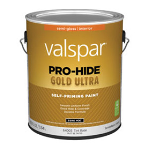 VALSPAR 64003.007 PRO-HIDE GOLD ULTRA S/G TINTBASE INT SELF PRIMING PAINT