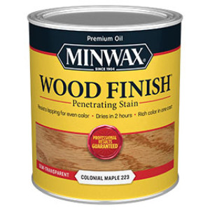 MINWAX 70005444 223 COLONIAL MAPLE WOOD FINISH PENETRATING STAIN
