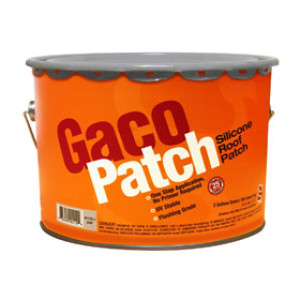 GACO GP1525-2 SILICONE ROOF PATCH GRAY FLASHING GRADE UV STABLE WATERPROOF