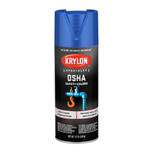 KRYLON K02416777 2416 OSHA SAFETY BLUE SPRAY PAINT 12 OZ