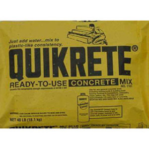 PACKAGE PAVEMENT 1101-40 QUIKRETE 40 LB CONCRETE MIX
