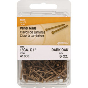 IMPEX 41800 6 OZ XL-PAK 1" DARK OAK PANEL NAILS