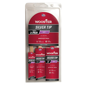 WOOSTER SILVER TIP 5229 VARIETY 3-PACK CLAMSHELL 1" TAS 2" TAS 2" VARNISH