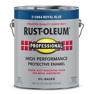 RUST-OLEUM PROFESSIONAL 215964 GLOSS ROYAL BLUE ENAMEL 400 VOC OIL BASED