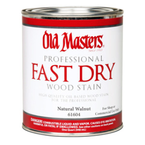 OLD MASTERS 61604 NATURAL WALNUT PROFESSIONAL FAST DRY STAIN WOOD STAIN
