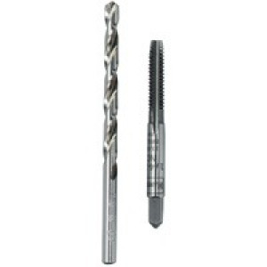 IRWIN 80222 TAP & DRILL BIT SET 12-24 NC TAP WITH #16 DRILL BIT CARDED