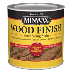 MINWAX 222404444 224 SPECIAL WALNUT WOOD FINISH PENETRATING STAIN