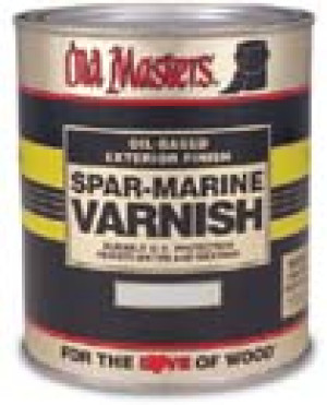 OLD MASTERS 92404 GLOSS SPAR MARINE VARNISH EXTERIOR COATING