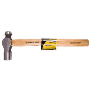 G-FORCE 21102 24 OZ BALL PEIN HAMMER HICKORY WOOD HANDLE