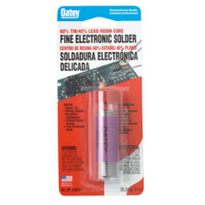OATEY 53016 4 OZ 40/60 ROSIN CORE ELECTRONIC WIRE SOLDER