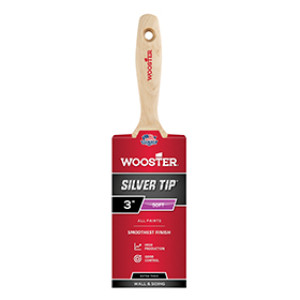 WOOSTER SILVER TIP 5223 3" WALL PAINT BRUSH