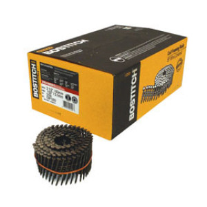 BOSTITCH C8P120D COIL FRAMING NAIL 2-1/2" X .120" SMOOTH BRITE 2.7M/BOX