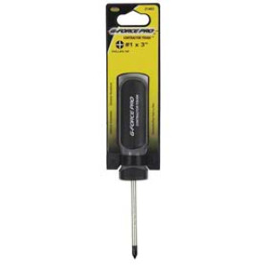 G-FORCE 21402 #1 X 3" ERGO GRIP PHILLIPS SCREWDRIVER