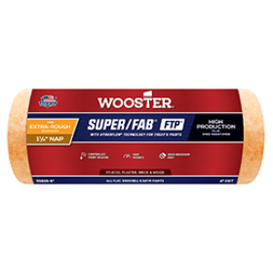 WOOSTER SUPER/FAB FTP RR926-9 9" X 1-1/4" GOLDEN YELLOW KNIT ROLLER COVER