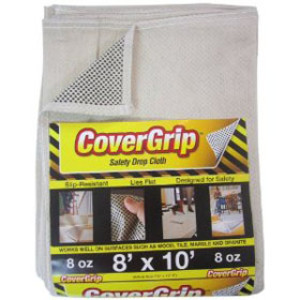 COVER GRIP 081008 8' X 10' SAFETY DROP CLOTH 77359 CANVAS