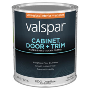 VALSPAR 82003.005 CABINET, DOOR&TRIM S/G DEEP BASE WATER-BASED ALKYD ENAMEL