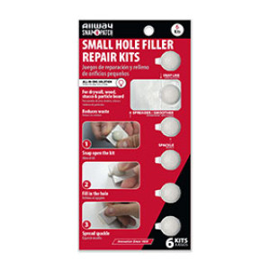 ALLWAY TOOLS SNP6 SNAP-N-PATCH SIX SMALL HOLE-REPAIR KIT CARD