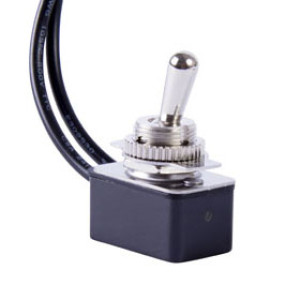 GARDNER BENDER GSW-18 TOGGLE SWITCH ON/OFF SPST 10A 120/125V LEADS 1/CARD