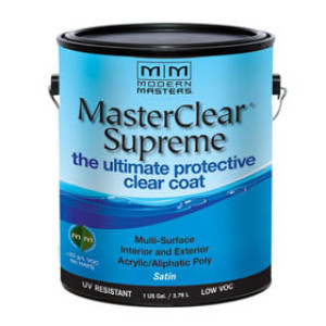 MODERN MASTERS MCS902-GAL SATIN MASTERCLEAR SUPREME ACRYLIC POLYURETHANE