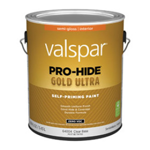 VALSPAR 64004.007 PRO-HIDE GOLD ULTRA S/G CLEAR BASE INT SELF PRIMING PAINT