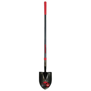 AMES 45000 RAZOR-BACK ROUND POINT SHOVEL STEEL BACKBONE 48" F/G CUSHION GRIP