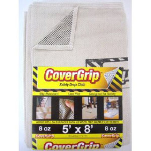 COVER GRIP 005808 5' X 8' SAFETY DROP CLOTH 77358 CANVAS