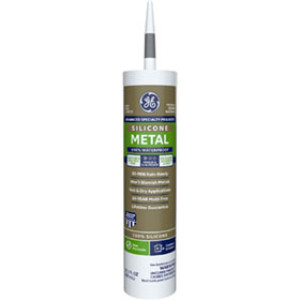 GE 5050 2816710 10.1 OZ METALLIC GRAY METAL SILICONE II SEALANT