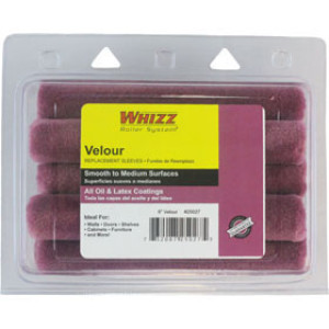WHIZZ 25027 6" VELOUR ROLLER COVER (10-PACK)