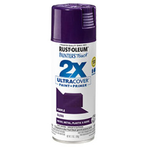 RUST-OLEUM 2X PAINTER'S TOUCH 334042 ULTRA COVER ENAMEL GLOSS PURPLE