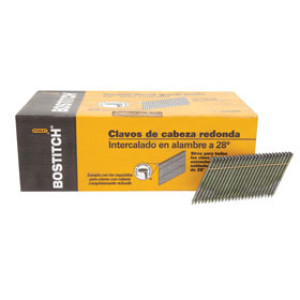 BOSTITCH S6DR113-FH STICK FRAMING NAIL 2" X .113" RING SHANK BRITE 2M/BOX