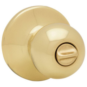 KWIKSET 300P-POLO-3 CP BRASS PRIVACY LOCKSET 93001-500