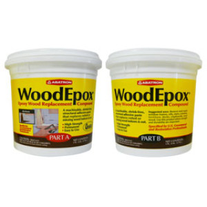 ABATRON WE2GKR WOODEPOX WOOD EPOXY REPLACEMENT COMPOUND 2-PART KIT GALLONS