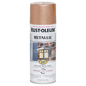 RUST-OLEUM STOPS RUST 7273830 11 OZ METALLIC FINISH COPPER SPRAY PAINT