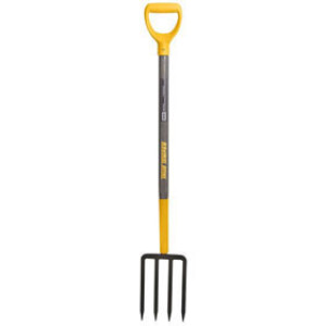 AMES 2812200 4 TINE STEEL SPADING FORK POLY D-GRIP AMERICAN HARDWOOD HANDLE