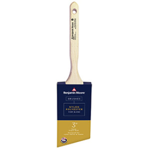 BENJAMIN MOORE U61730-017 3" NYLON/POLYESTER FIRM BLEND ANGLE SASH BRUSH USA