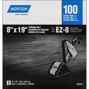 NORTON 07660782045 8" X 19" R422 100 GRIT DURITE SC CLOTH FLOOR SANDING BELT