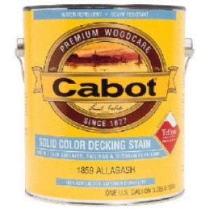 CABOT 1808.007 MEDIUM BASE SOLID COLOR ACRYLIC STAIN + SEALER DECKING