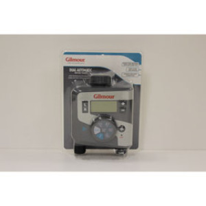 GILMOUR 400GTD DUAL OUTLET ELECTRONIC TIMER 1-360 MINUTES AUTO ON/OFF