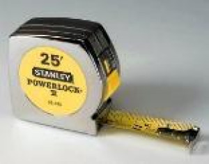 STANLEY 33-425 25' X 1" POWERLOCK TAPE RULE