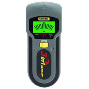 GENERAL TOOLS MSV100 01710 LCD STUD/VOLTAGE/METAL DETECTOR WITH 9V BATTERY