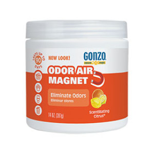 WEIMAN GONZO NATURAL MAGIC 4119D 14 OZ SCENTILLATING CITRUS ODOR ABSORBING GEL