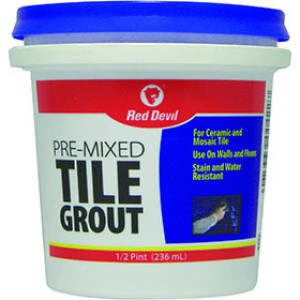 RED DEVIL 0422 WHITE PRE-MIXED TILE GROUT