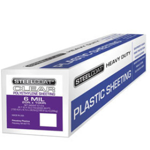 PETOSKEY PLASTICS FGP9941-80B 20' X 100' 6 MIL CLEAR POLYETHYLENE PLASTIC FILM