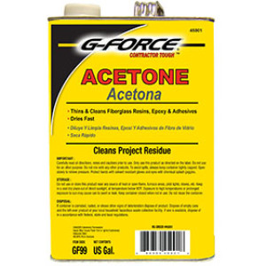 G-FORCE GF15229 100% ACETONE GALLON
