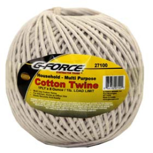 G-FORCE 27100 HEAVY DUTY BUTCHER'S TWINE 1/2 LB. BALL (375')
